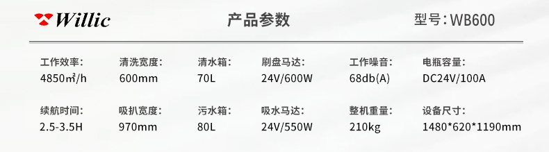 WB600产品技术参数表